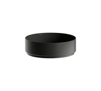 Vasque Laufen UNISONO H512UO37161121 375 x 375 x 116 mm, sans plage de robinetterie, sans perçage pour robinetterie, sans trop-plein, noir mat