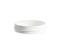 LAUFEN UNISONO Cuvette de lavabo, ronde, sans trou pour robinet, sans trop-plein, 400x400x114mm, H517UO47571121, Couleur: Blanc mat