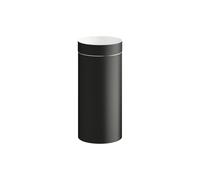LAUFEN UNISONO lavabos, au sol, avec fixation murale, rond, sans trou pour robinet, sans trop-plein, 400x442x900mm, H511UO4B991121, Couleur: Bicolore noir mat/blanc brillant