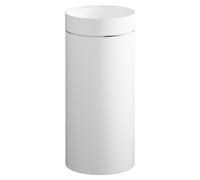 LAUFEN UNISONO lavabos, au sol, avec fixation murale, rond, sans trou pour robinet, sans trop-plein, 400x442x900mm, H511UO47571121
