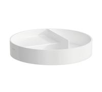 Val plateau organisateur rond en céramique 325x325x60mm blanc - LAUFEN H8702810000001