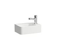 Laufen Lave-mains Val 34 – 1 trou à droite – sans trop-plein – 340x220 mm – blanc mat H8152807571141