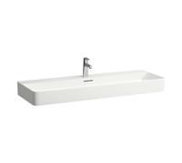 LAUFEN vasque Val H8102890001041 avec trop-plein, avec trou pour robinet 2000 blanc , 120x42cm, encastrable sous