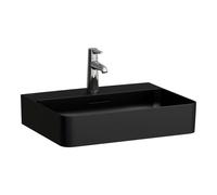 Laufen VAL - Lavabo, 55x42 cm, avec trop-plein, trou pour robinet, noir mat H8102827161041