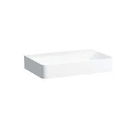 Laufen VAL - Lavabo, 65x42 cm, sans trop-plein, sans trou pour robinetterie, blanc H8102840001121