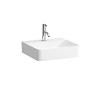 LAUFEN VAL lavabo à poser, 1 trou pour robinet, avec trop-plein, US fermé 450x420mm, H8162807161041, Couleur: Noir Mat
