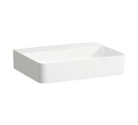 LAUFEN VAL lavabo à poser, sans trou pour robinet, sans trop-plein, US fermé 550x420mm, H8162827571121, Couleur: blanc mat