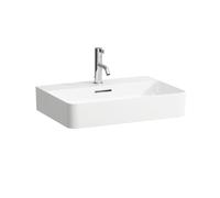 Lavabo LAUFEN VAL H8102837571041 60 x 42 cm, à encastrer sous plan, avec trop-plein, 1 trou de robinetterie, blanc mat
