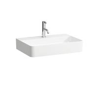 LAUFEN VAL lavabo, encastré, 1 trou de robinet, sans trop-plein, 600x420, H8102830001111, Couleur: Blanc