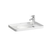 LAUFEN VAL lavabo encastré, 1 trou de robinetterie à droite, avec trop-plein, 550x360mm, H8172817581061, Couleur: Graphite mat