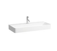 LAUFEN VAL lavabo, encastré, 1 trou pour robinet, sans trop-plein, 950x420mm, H8102874001111, Couleur: Blanc avec LCC