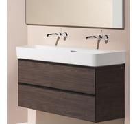 LAUFEN Val lavabo H8102894001091 avec trop-plein, sans trou pour robinet, blanc LCC, 120x42cm, encastrable sous
