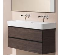 LAUFEN Val lavabo H8102897571091 avec trop-plein, sans trou pour robinet, blanc mat, 120x42cm, encastrable sous