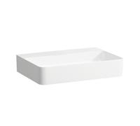 LAUFEN VAL lavabo à poser, sans trou pour robinet, sans trop-plein, US fermé 600x420mm, H8162830001121, Couleur: Blanc
