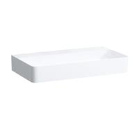 LAUFEN VAL lavabo à poser, sans trou pour robinet, sans trop-plein, US fermé 750x420mm, H8162850001121, Couleur: Blanc