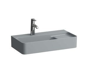 Laufen VAL - Lave-main 6x3 cm, sans trop-plein, trou pour robinet, graphite H8152857581041