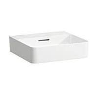 LAUFEN VAL lavabo à poser, sans trou pour robinet, avec trop-plein, US fermé 450x420mm, H8162804001091, Couleur: Blanc avec LCC
