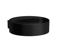 LAUFEN VAL lavabo à poser, sans trou pour robinet, sans trop-plein, 400x425mm, US. poncé, H8132817161121, Couleur: Noir Mat