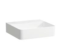 LAUFEN VAL lave-mains, sans trou pour robinet, sans trop-plein, 450x420mm, H8152814001121, Couleur: Blanc avec LCC
