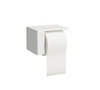 Laufen VAL - Porte-papier toilette avec couvercle, blanc H8722800000001