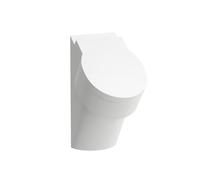 LAUFEN VAL urinoir à aspiration, avec trous pour montage du couvercle, sans rebord, 305x365x560mm, H8402817580001, Couleur: Graphite mat