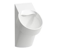 LAUFEN VAL urinoir à aspiration, sans trous pour montage du couvercle, sans rebord, 305x365x560mm, H840285A000001, Couleur: Blanc avec LCC Active