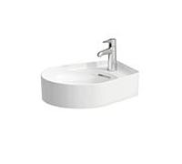LAUFEN VAL vasque 8122810001041 50x40cm, avec trou pour robinet et trop-plein, céramique saphir