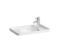 LAUFEN VAL vasque à encastrer 8172814001061 55x36cm, LCC, avec trop-plein, trou à droite , céramique saphir