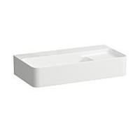 LAUFEN Val lavabo H8152854001421 sans trop-plein, sans trou pour robinetterie, blanc LCC, 60x31cm, encastrable sous