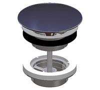 LAUFEN Vanne découlement, avec cache-valve, pour lavabo sans trop-plein, avec clapet chromé, H8954390000001