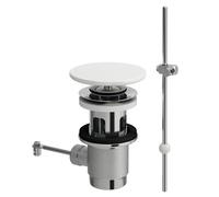 Laufen - Bonde de lavabo refermable, noir brillant H8981910200001