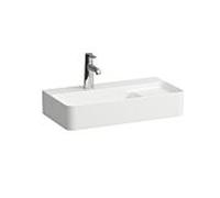 LAUFEN VAL lavabo COMPACT, 1 trou de robinetterie, avec trop-plein, 600x315mm, zone semi-sèche à droite, H8152857571041, Couleur: blanc mat