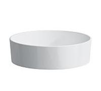 LAUFEN vasque vasque Kartell 8123310001121 42x42x13,5cm, blanc , sans trop-plein, céramique saphir