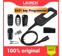 LAUNCH-Programmeur de clé intelligent X431, lecture et écriture, pigments de puce IMMO ntivol, fonctionne avec X431 PRO ELITE, PRO Vpig, PRO TT, PRO3S + without 4 keys set