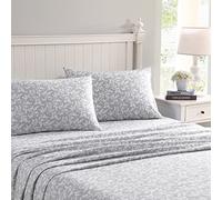 Laura Ashley Accueil - Draps de lit en Flanelle de Coton brossé pour Plus de Douceur et de Confort (Bois restwood, lit Double)