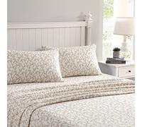 Laura Ashley Accueil - Draps de lit en Flanelle de Coton brossé pour Plus de Douceur et de Confort (Victoria, lit Double)