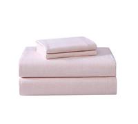 Laura Ashley Ensemble de draps en Flanelle de Coton brossé pour Plus de Douceur et de Confort (Rose Vif, Grand lit)