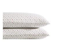 Laura Ashley Home - Collection Satin - Lot de 2 taies d'oreiller - 100% Coton, Soyeux et Brillant, literie Infroissable, Evie