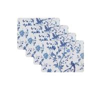 Laura Ashley Lot de 4 Sets de Table en liège pour Tables de Cuisine et de Salle à Manger, résistants à la Chaleur, durables, faciles à Nettoyer, 40,6 x 30,5 cm, Palais d'été