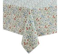 Laura Ashley Nappe décorative, Infroissable et Anti-Taches, Anti-déversement, imperméable, Facile d'entretien, Lavable, pour Salle à Manger, Cuisine, Vacances et fêtes - 152,4 x 259 cm - Cambrian
