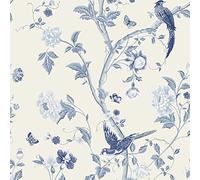 Laura Ashley Papier peint Palais d'été Bleu roi