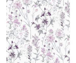 Laura Ashley Wild Meadow Papier peint Iris pâle