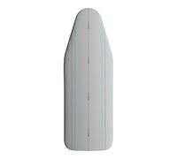 Laurastar Housse Universalcover gris foncé, Housse Universelle pour Table à Repasser, 131cm x 55cm, 100% Coton, Lignes Graphiques, Repère de Pliage, Clip de Serrage, Lavable en Machine