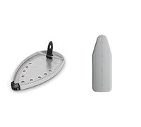 Laurastar Semelle de protection pour fer à repasser pour tissus délicats, 12,7 x 23,8 cm & Housse Universalcover gris foncé, Housse Universelle pour Table à Repasser, 131cm x 55cm, 100% Coton