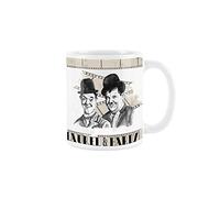 Laurel and Hardy Mug - Vintage Film Reel Comedy Duo Stan Laurel et Oliver Hardy Hollywood Movie Cadeau/cadeau - Tasse en céramique blanche
