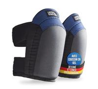 LauterSchutz® Genouillère en gel professionnel pour couches de sol avec revêtement antidérapant et double fermeture confortable, pour artisans et bricoleurs [fabricant allemand] (Style: Standard)