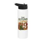 L'automne où j'ai fêté mes 19 ans, un anniversaire automnal livresque Stainless Steel Insulated Water Bottle