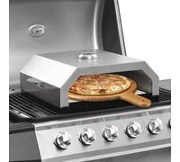 Lauuoeriau Meubles Article Maison Four à Pizza avec Pierre Céramique pour Barbecue à Charbon à Gaz