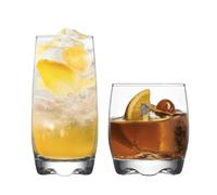 Lav 12 pièces Adora Verrerie Set Highball Whisky Whiskey Gumbler Lunettes Clear