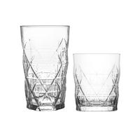 Lav 12 pièces Keops Verrerie Set Highball Whisky Whisky Gumbler Lunettes Clear